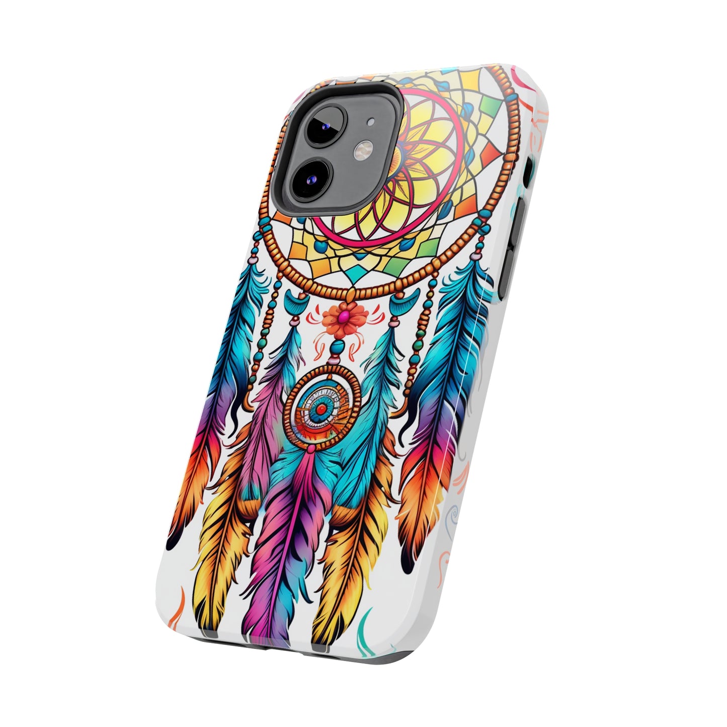 Psychedelic Native American Dreamcatcher iPhone Case | Fusion of Art and Cultural Heritage