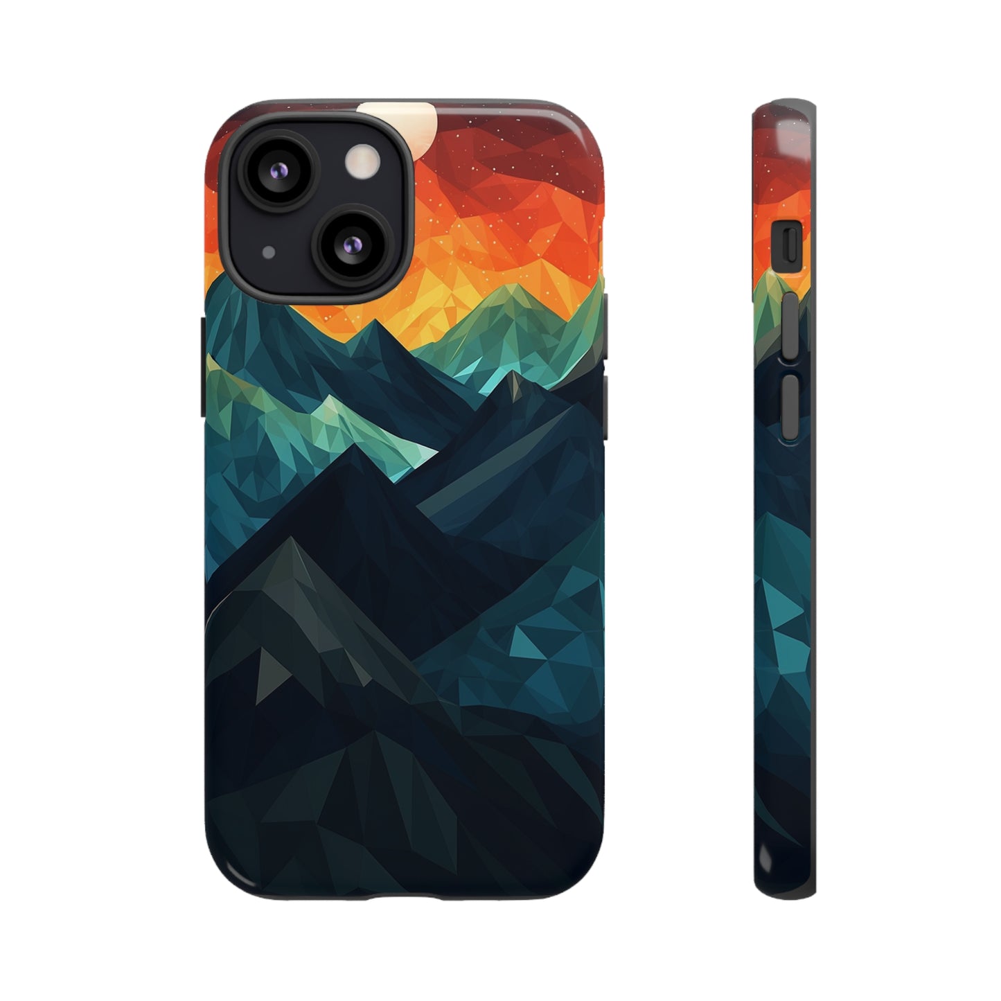 Mountain Abstract Tough Case | Embrace Nature's Beauty with a Durable Phone Case