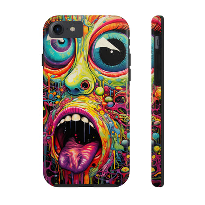 Trippy Hippie Acid Drop: Vibrant Swirls & Dazzling Colors | Tough iPhone Case