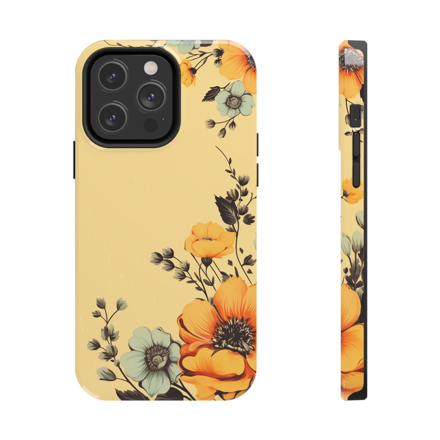 Classic Vintage Floral Case for iPhones – Timeless Elegance & Protection