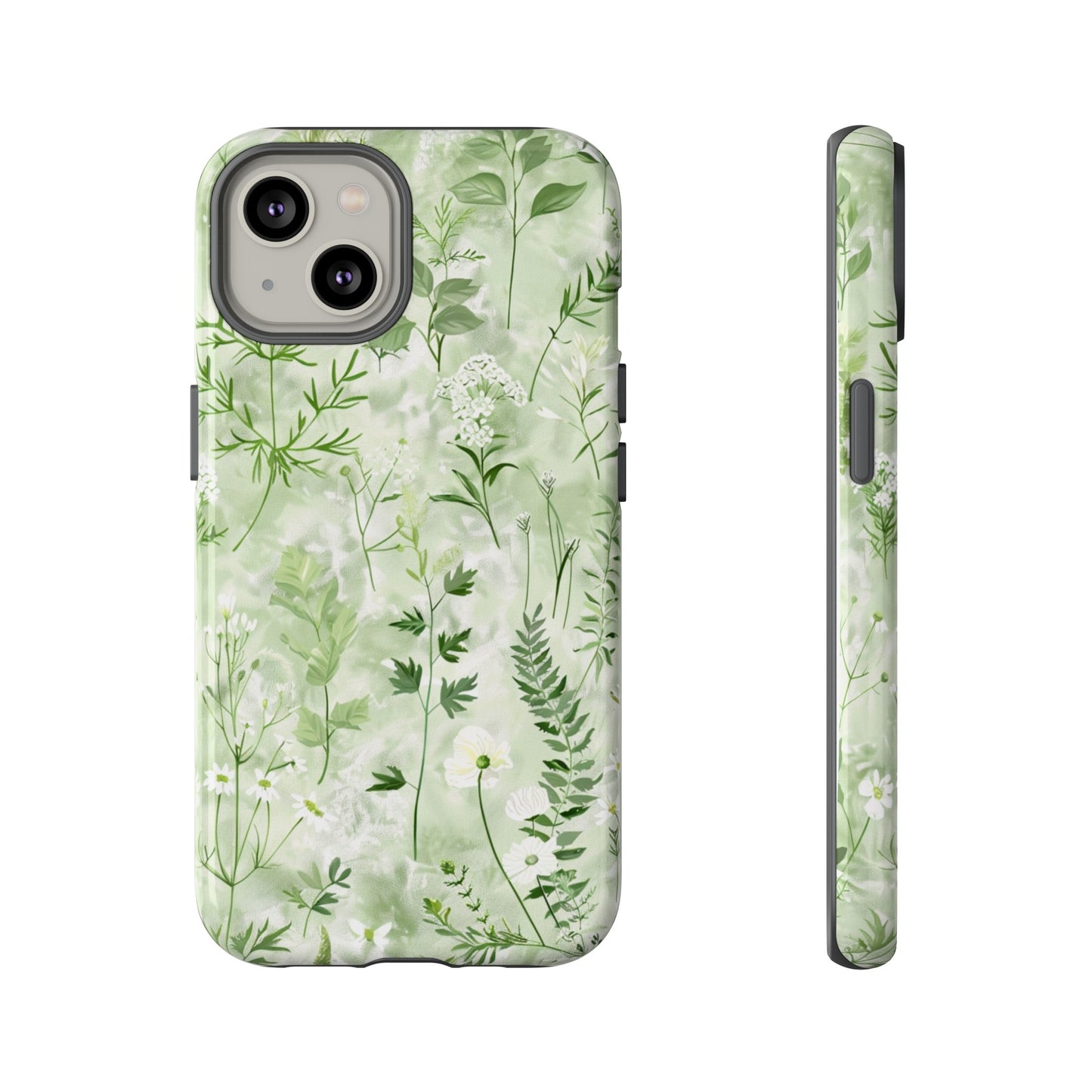 Floral Sage Green Wildflower Phone Case