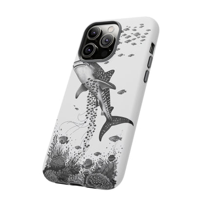 Whale Shark, Turtle, Manta Ray Phone Case