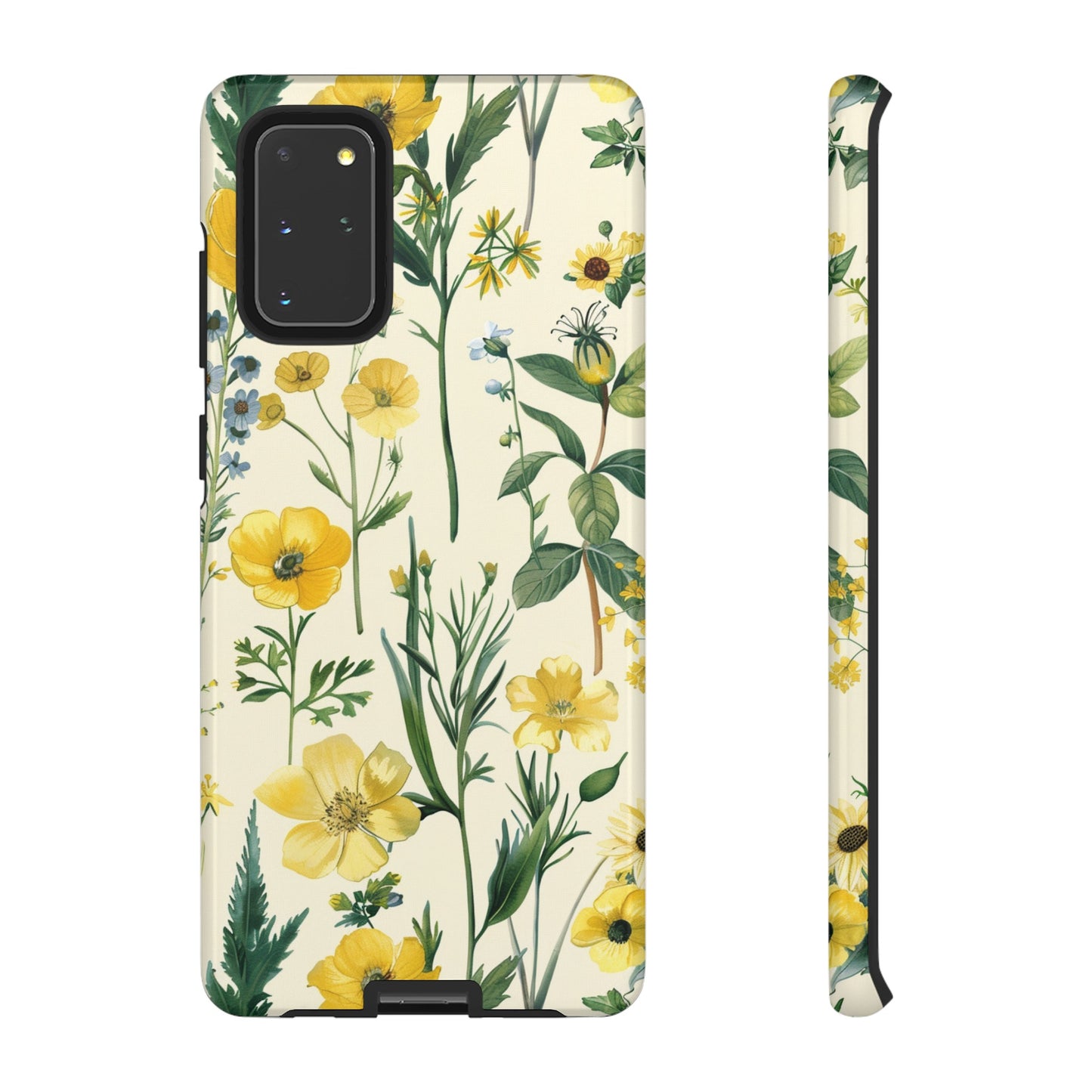 Floral Sage Yellow Wildflower Phone Case