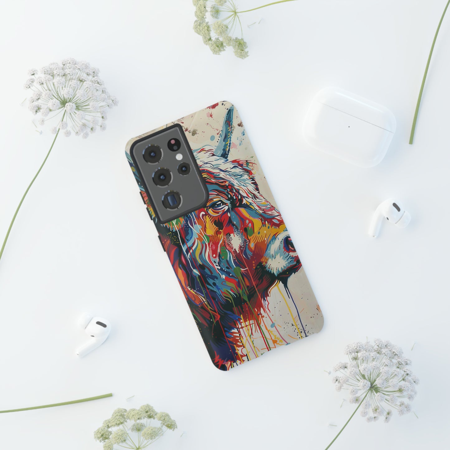 Whole Lotta Bull Abstract Phone Case