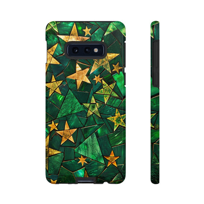 Green Celestial Stained Glass Mosaic Phone Case