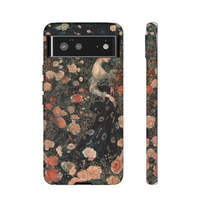 Art Nouveau French Floral Beauty Painting Phone Case