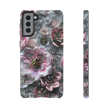 Coquette Aesthetic Floral Art iPhone 15 Case