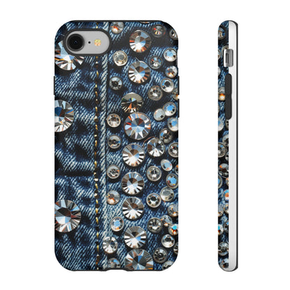 Blue Jean Queen Rhinestone Bling Phone Case