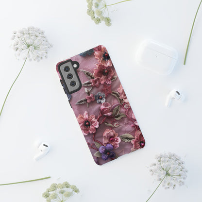 Coquette Aesthetic Floral Art Phone Case