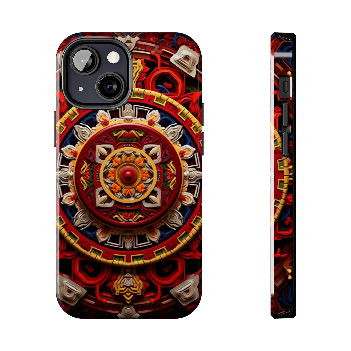 Mystical Visions: Psychedelic Tibet Mandala | Buddhist iPhone Case