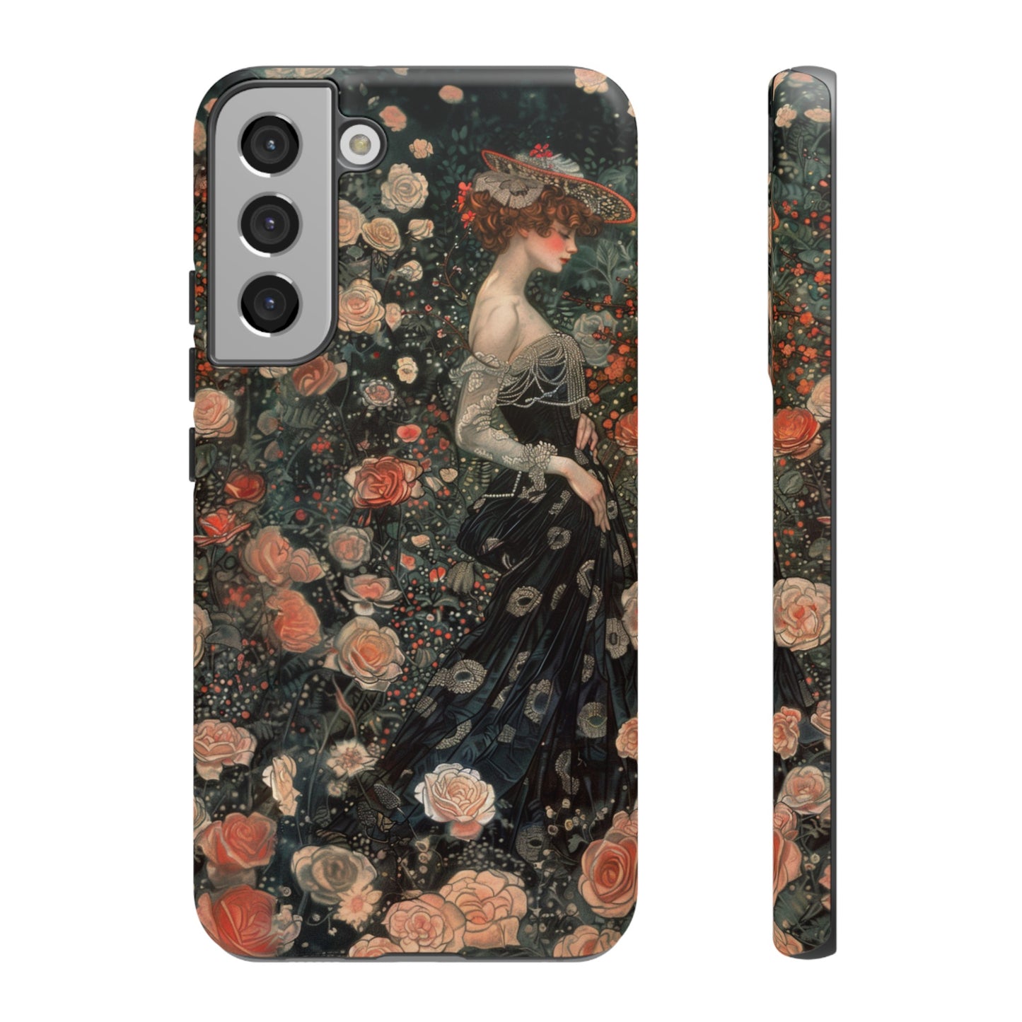 Art Nouveau French Floral Beauty Painting Phone Case