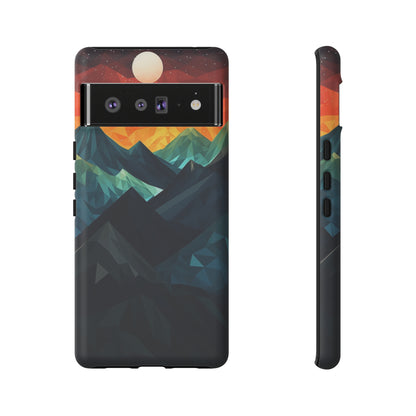 Mountain Abstract Tough Case | Embrace Nature's Beauty with a Durable Phone Case