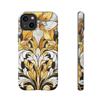 Art Deco Stained Glass floral Phone Case