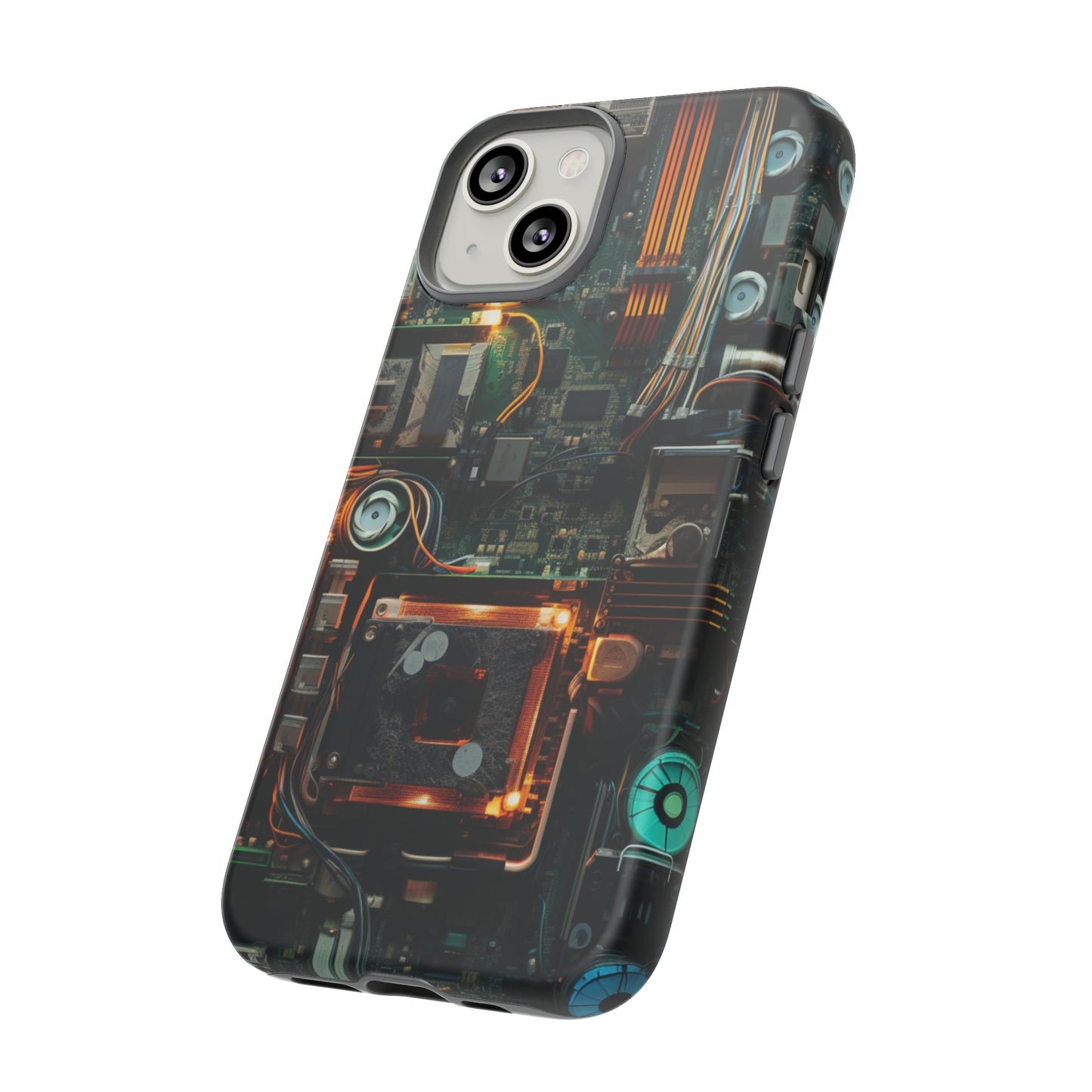 Circuit Board Themed Tough Phone Case