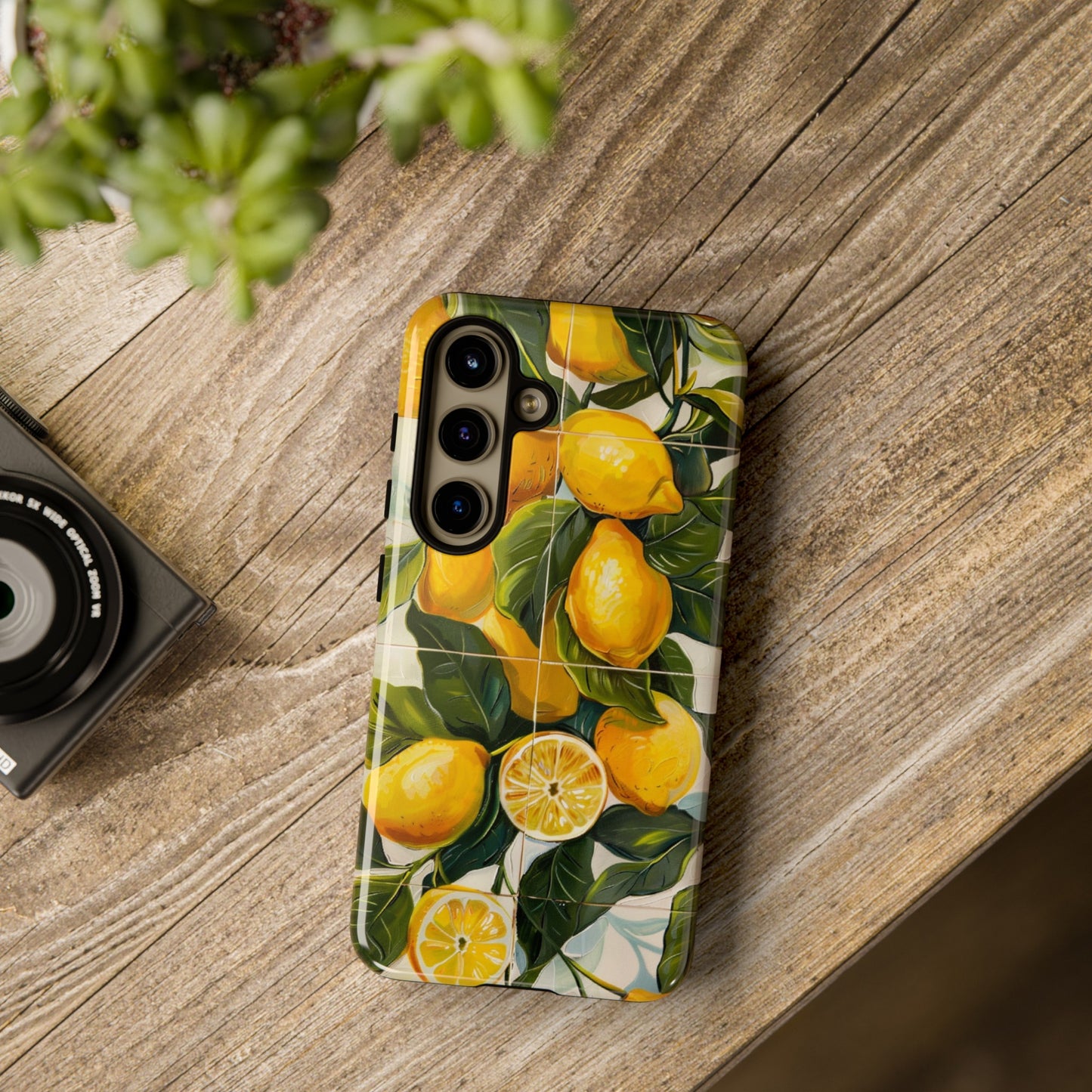 Mediterranean Lemon Italian Tile iPhone 14 Case