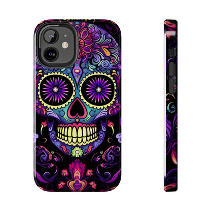 Sugar Skull iPhone Case | Dia de los Muertos Tough Case for iPhone 11, 12, 13