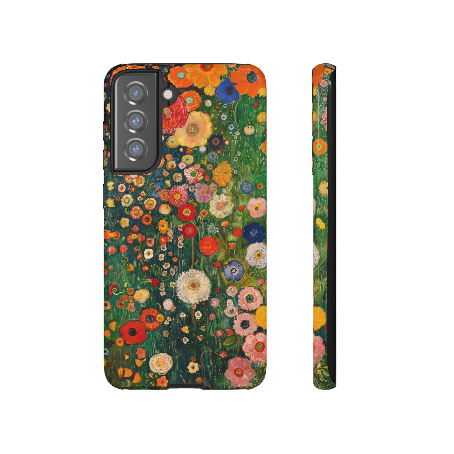 Gustav Klimt Style Flower Garden Painting Phone Case