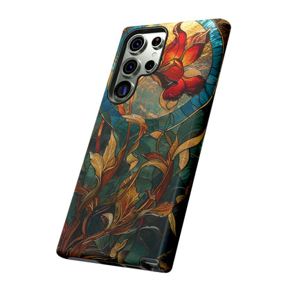 Art Nouveau Floral Full Moon Phone Case