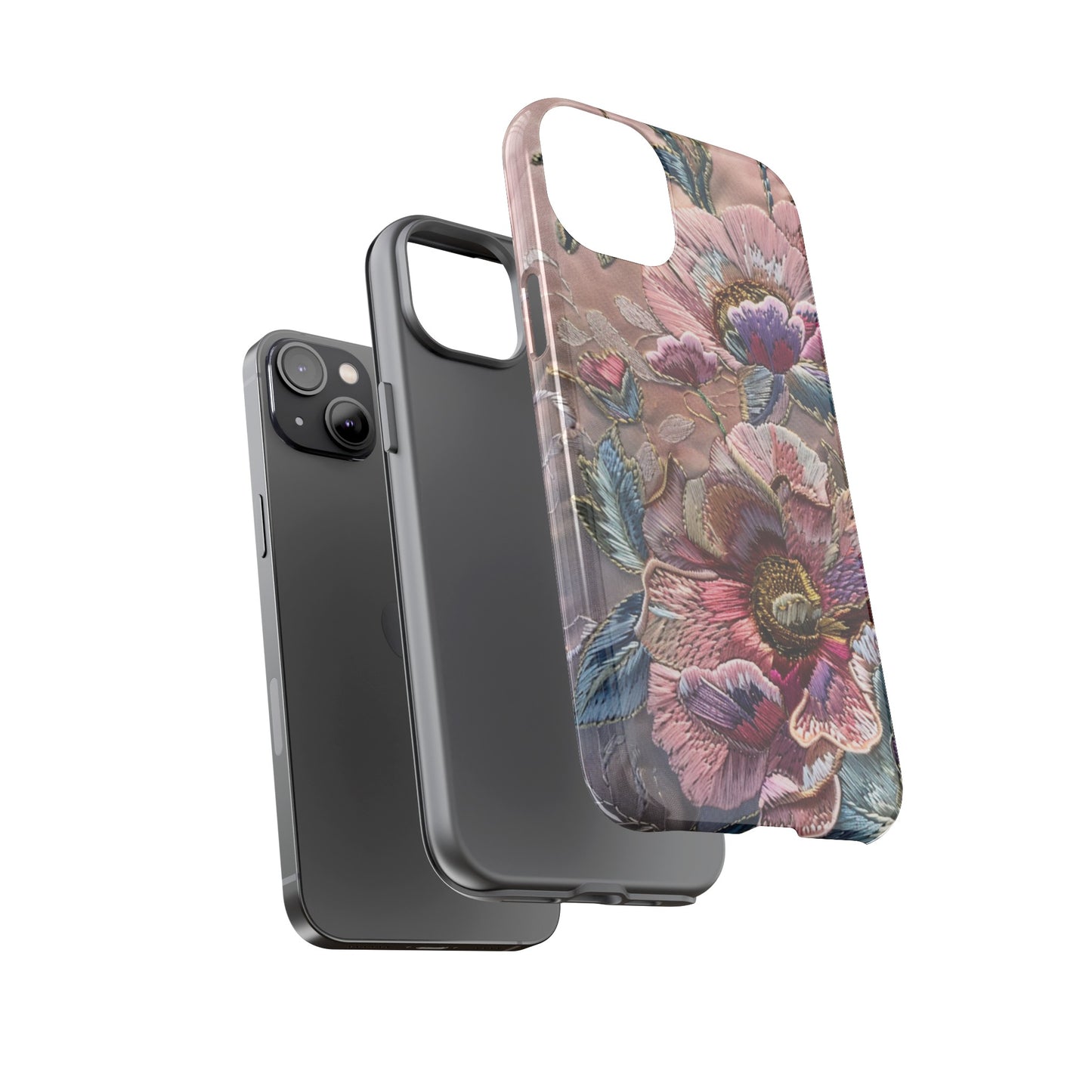 Coquette Embroidery Aesthetic Floral iPhone 14 Case