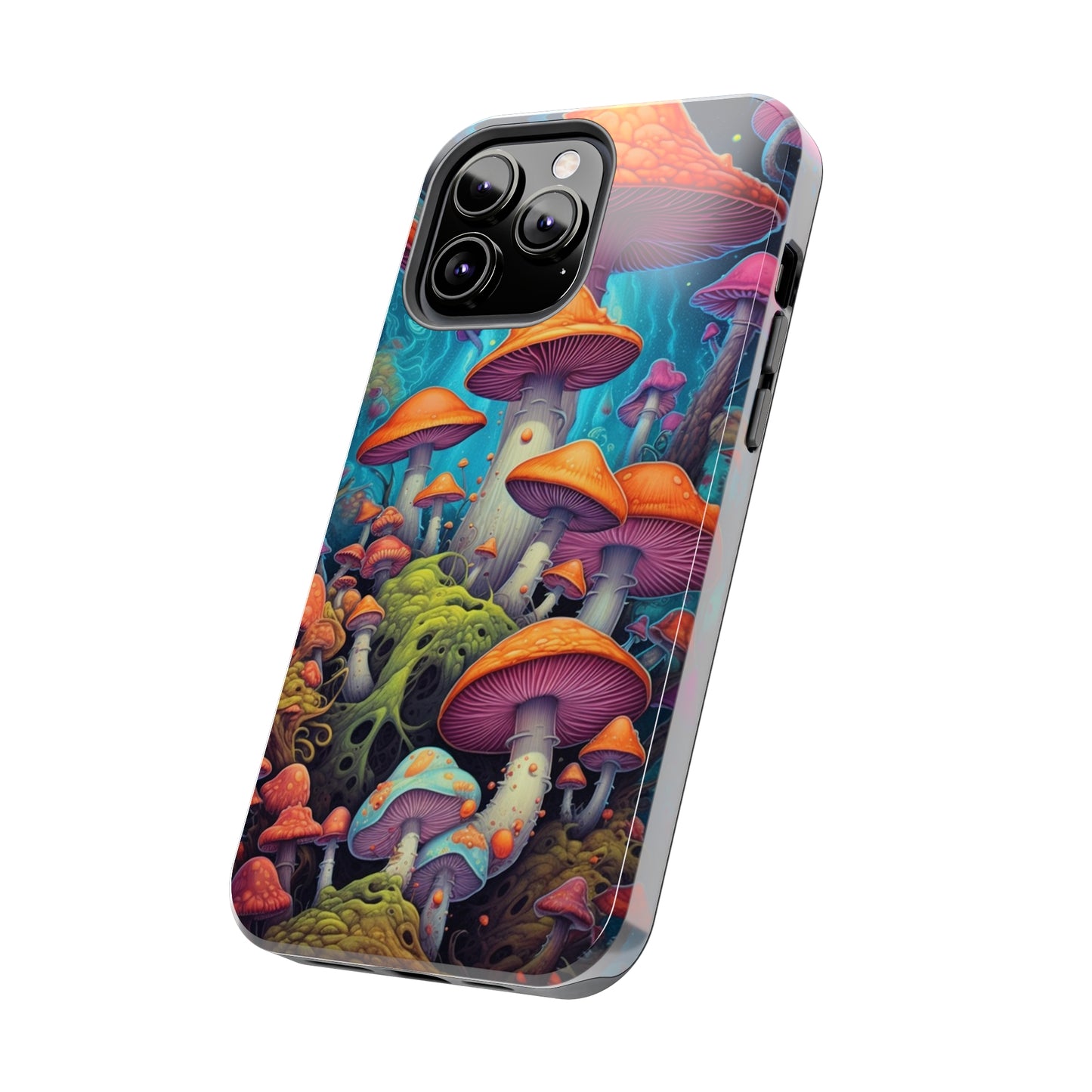 Trippy Magic Mushroom Tough iPhone Case | Embrace the Psychedelic Enchantment