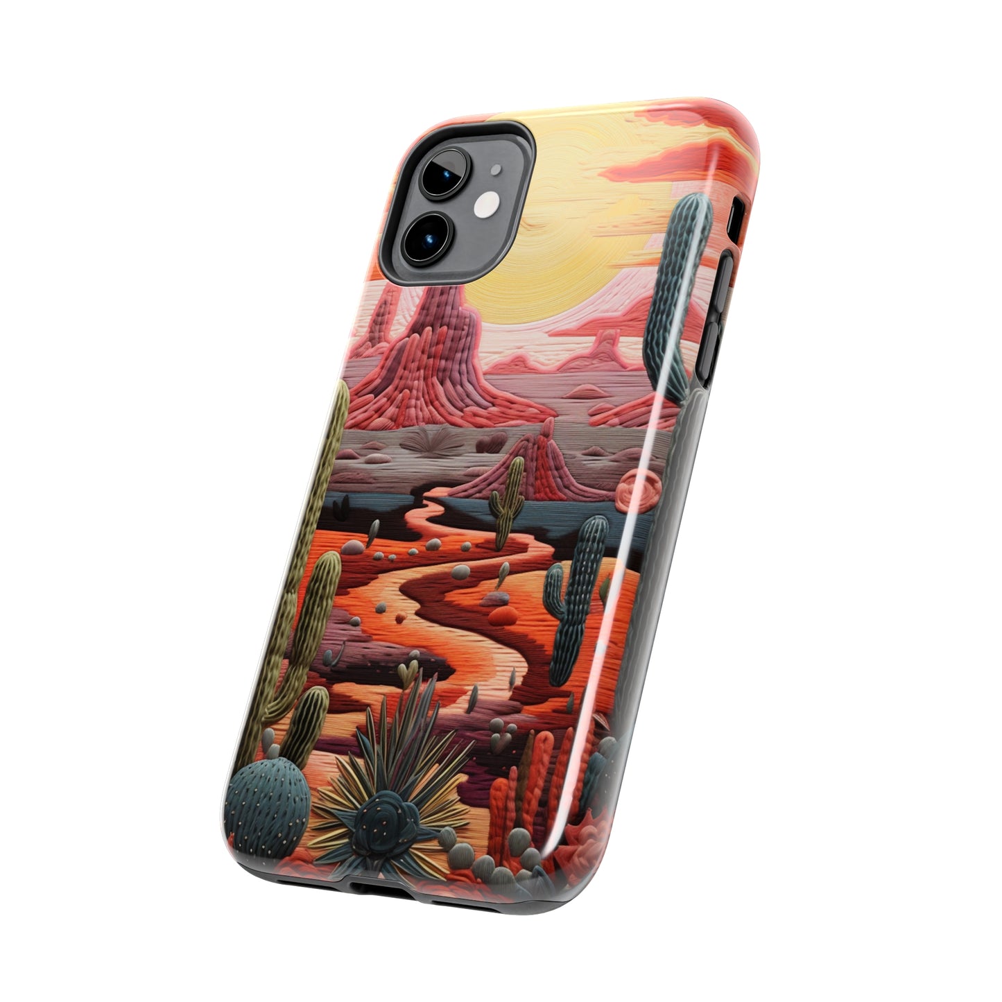 Cactus Desert Sunset Phone Case