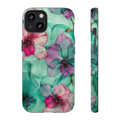 Watercolor Floral Orchids Phone Case