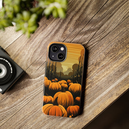 Halloween Fall Pumpkins iPhone Case | Embrace the Spooky Autumn Vibes