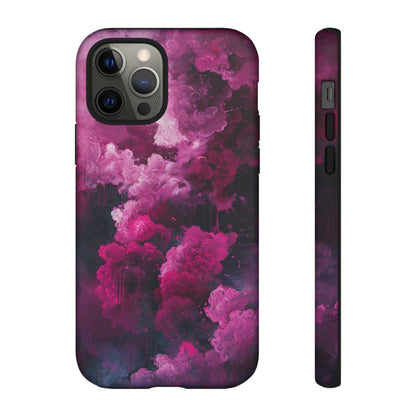 Magenta and Blue Color Explosion Phone Case