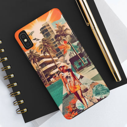 A Day at the Beach iPhone Tough Case | Embrace the Serenity of Coastal Living with Reliable Protection