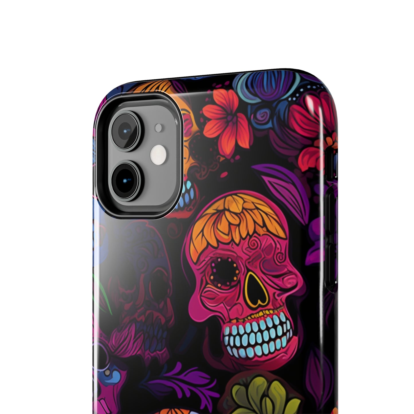 Sugar Skull iPhone Case | Day of the Dead Inspired Design for Halloween