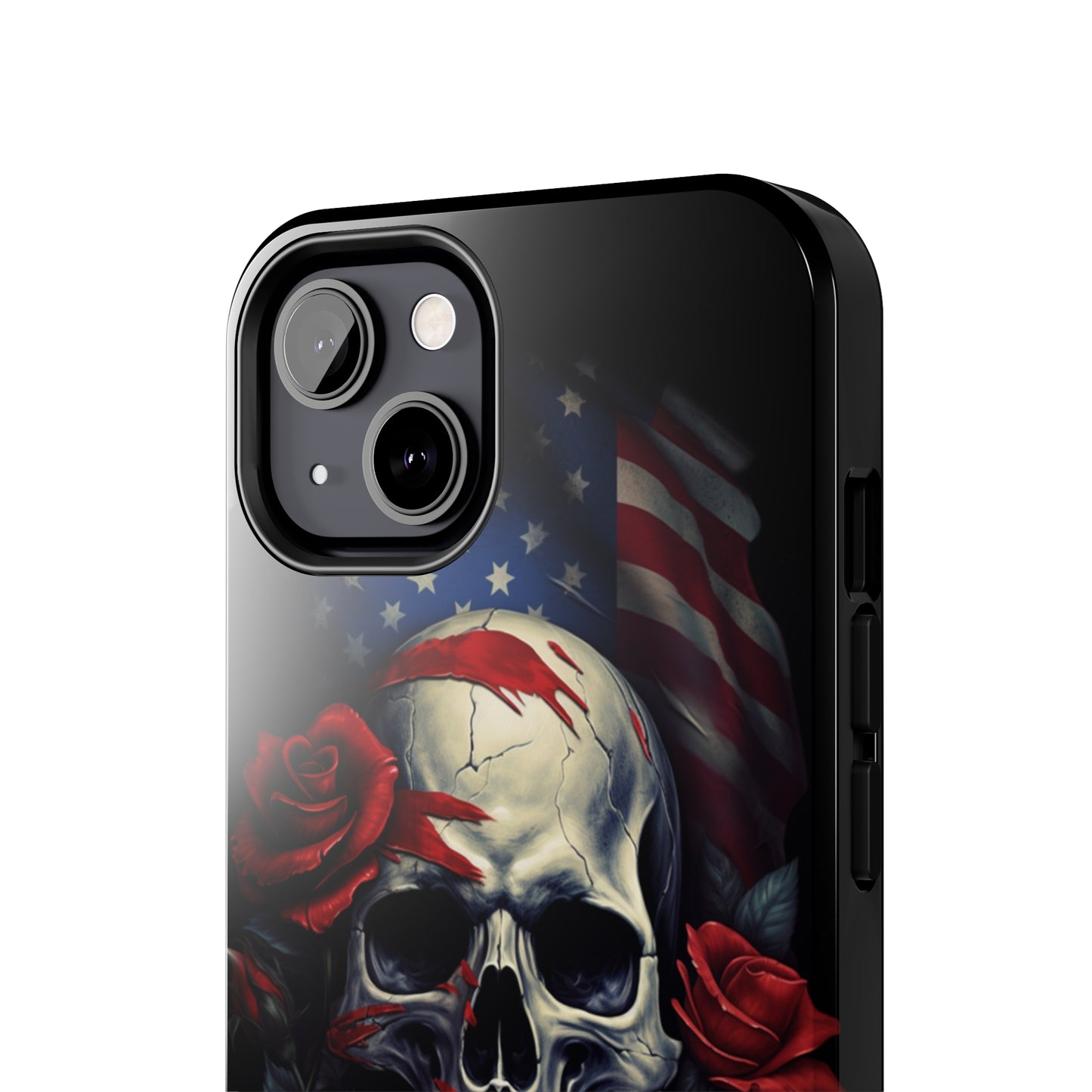 Skull USA Flag iPhone Case | Patriotic Edge with Stylish Protection