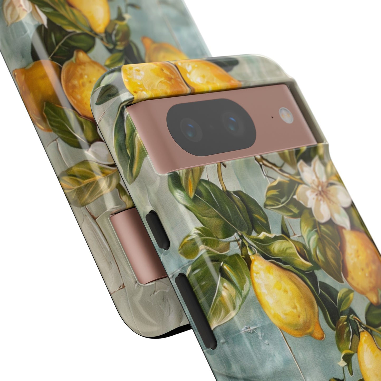 Mediterranean Lemon Tile Oil Painting iPhone 13 Case