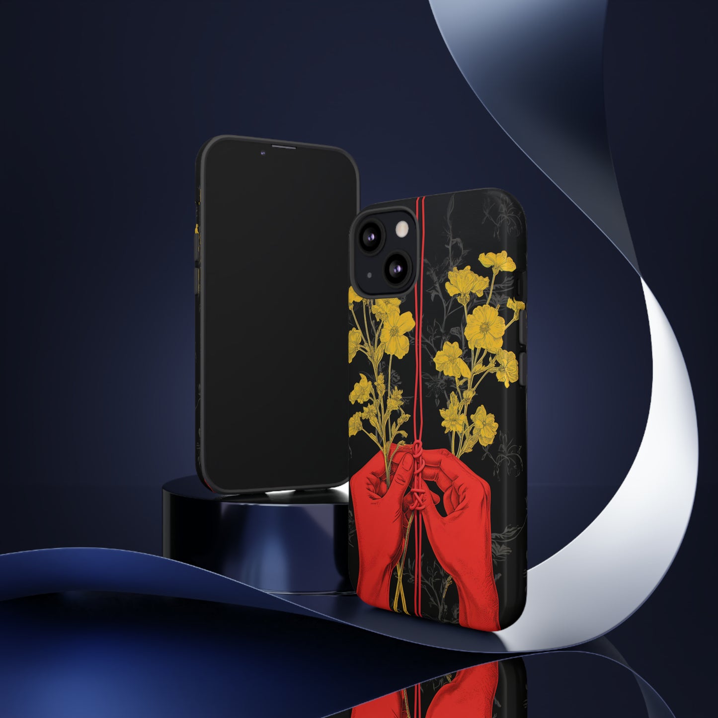 We Are All Connected Floral Phone Case