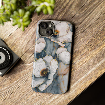 Flowers and Gold Phone Case