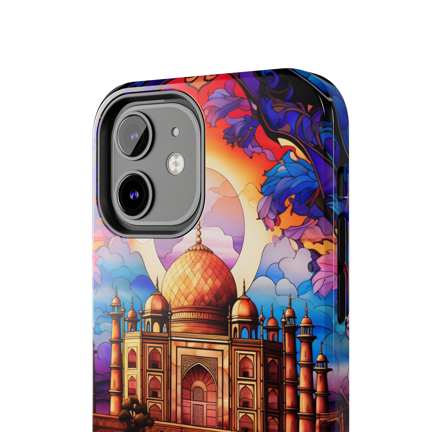 Taj Mahal Silhouette iPhone Case | Royal Elegance for Models 11 through 14 Pro Max