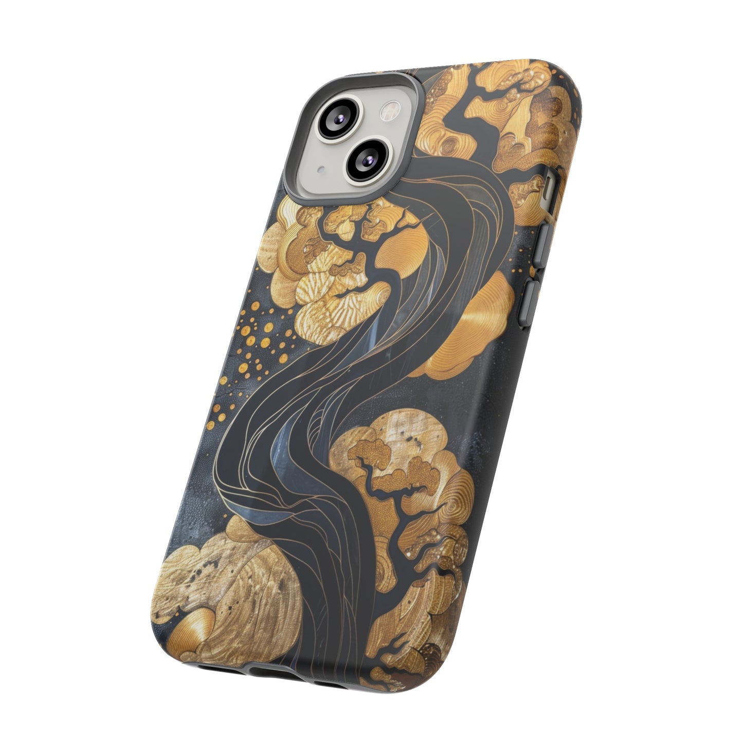 Gold and Silver Tree of Life Design Phone Case