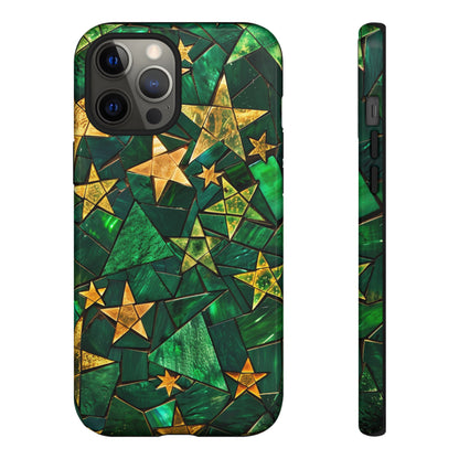 Green Celestial Stained Glass Mosaic Phone Case