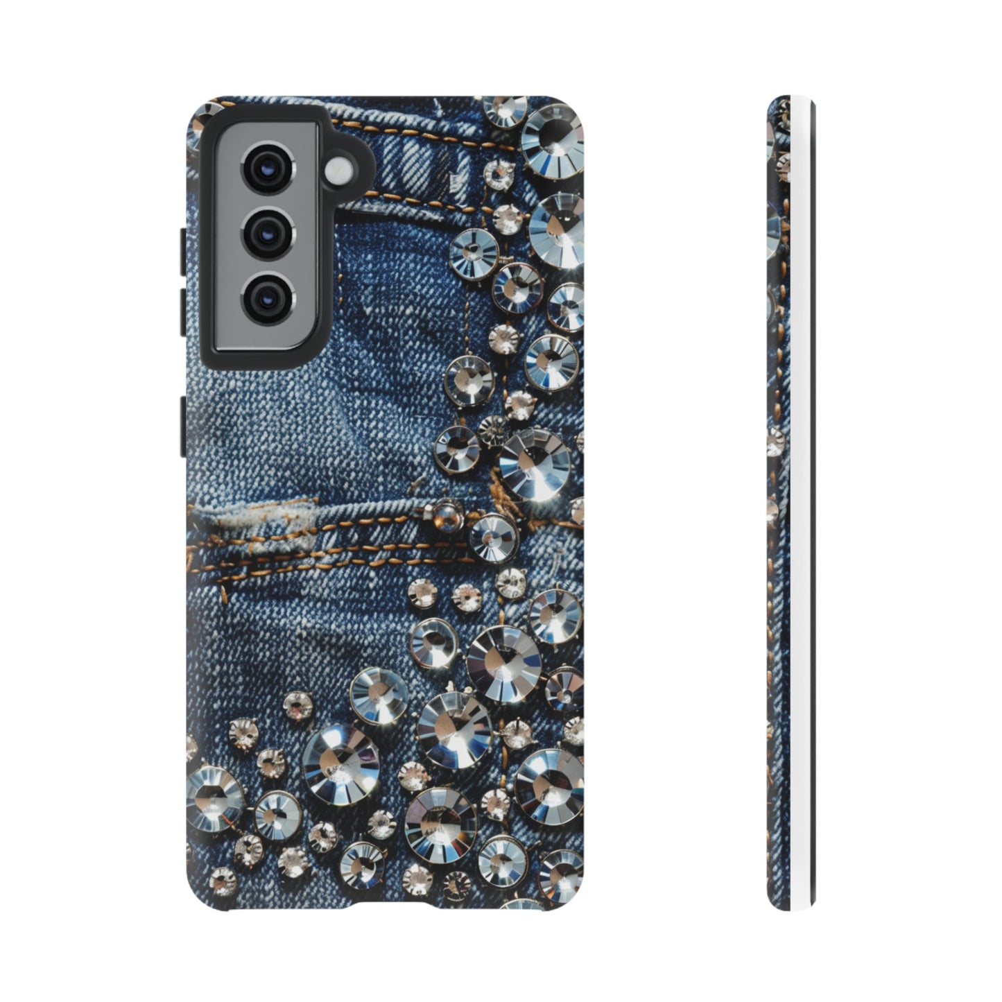 Blue Jean Queen Rhinestone Bling Phone Case