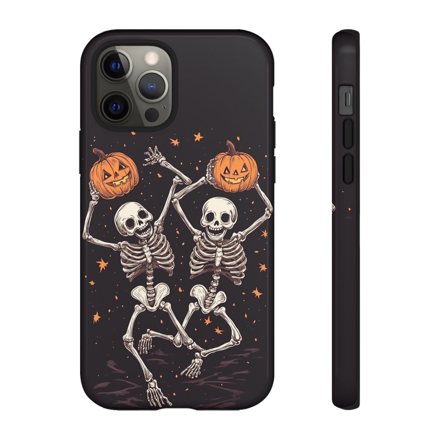 Dancing Skeletons with Jack-o'-Lanterns Phone Cover