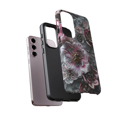 Coquette Aesthetic Floral Art iPhone 15 Case