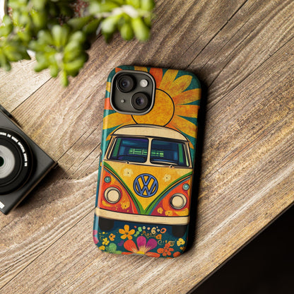 Vintage VW Hippie Van Phone Case