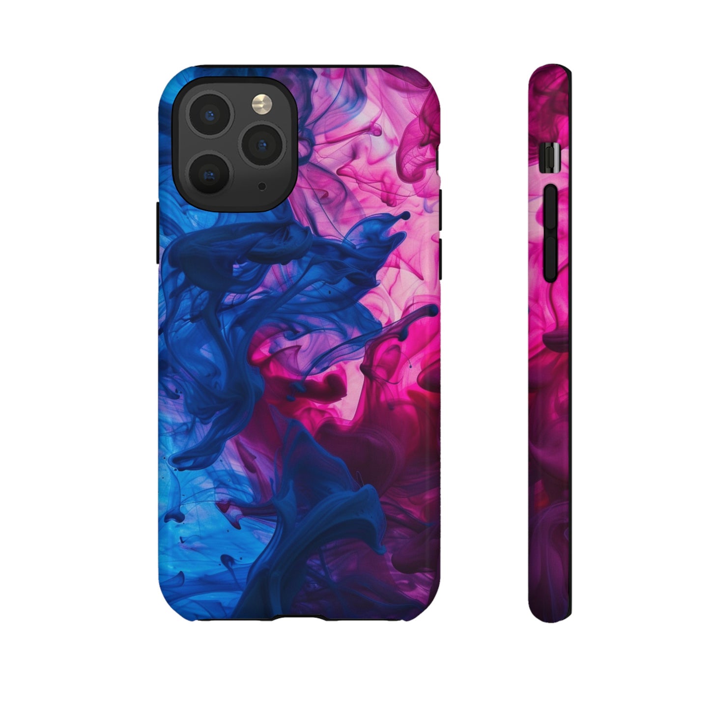 Magenta and Blue Color Explosion Phone Case