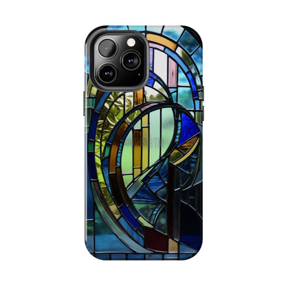 Stained Glass Floral: Art Deco Delight | Boho Chic Tough Case for iPhone & Samsung Galaxy Models