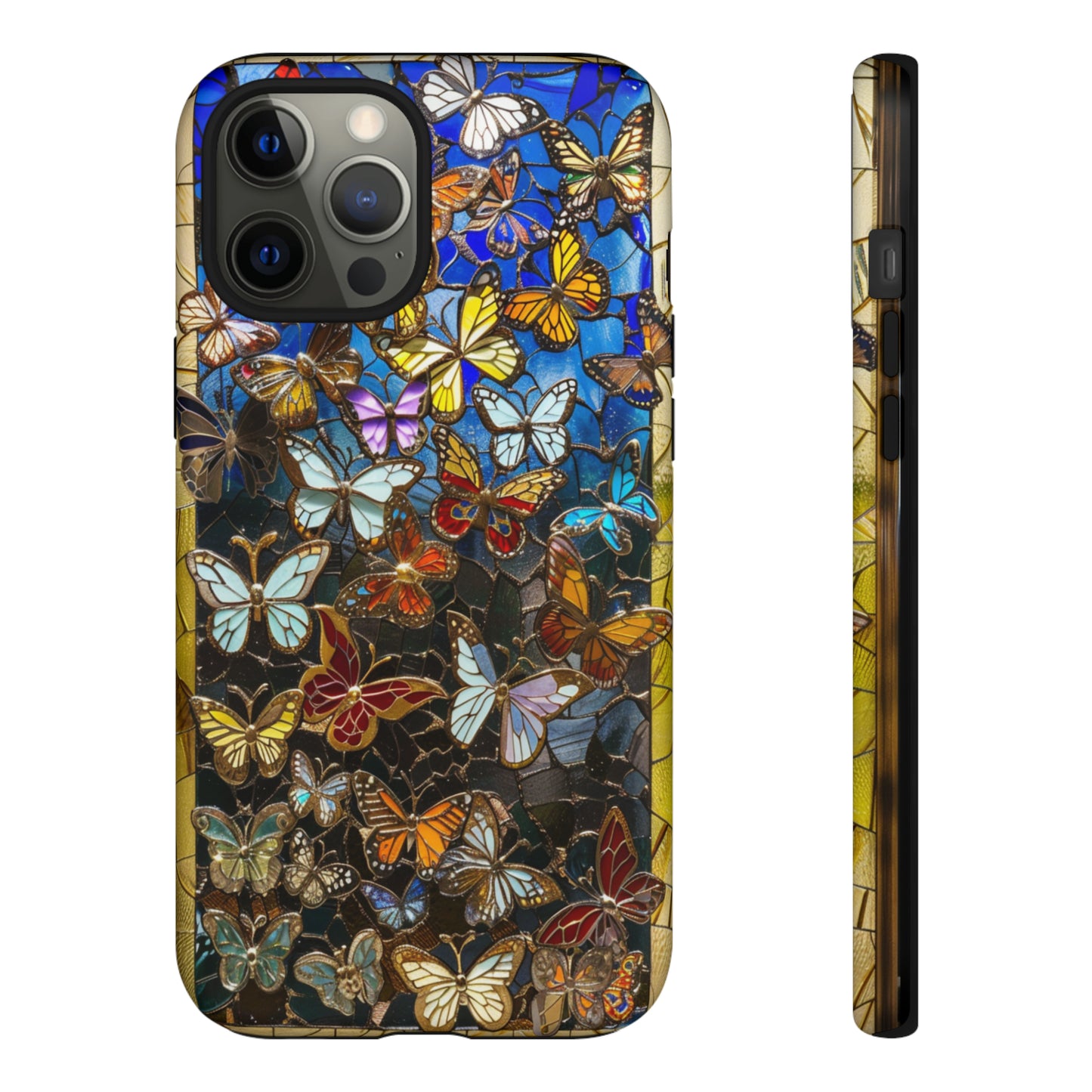 Butterfly Flower Garden Painting Phone Case