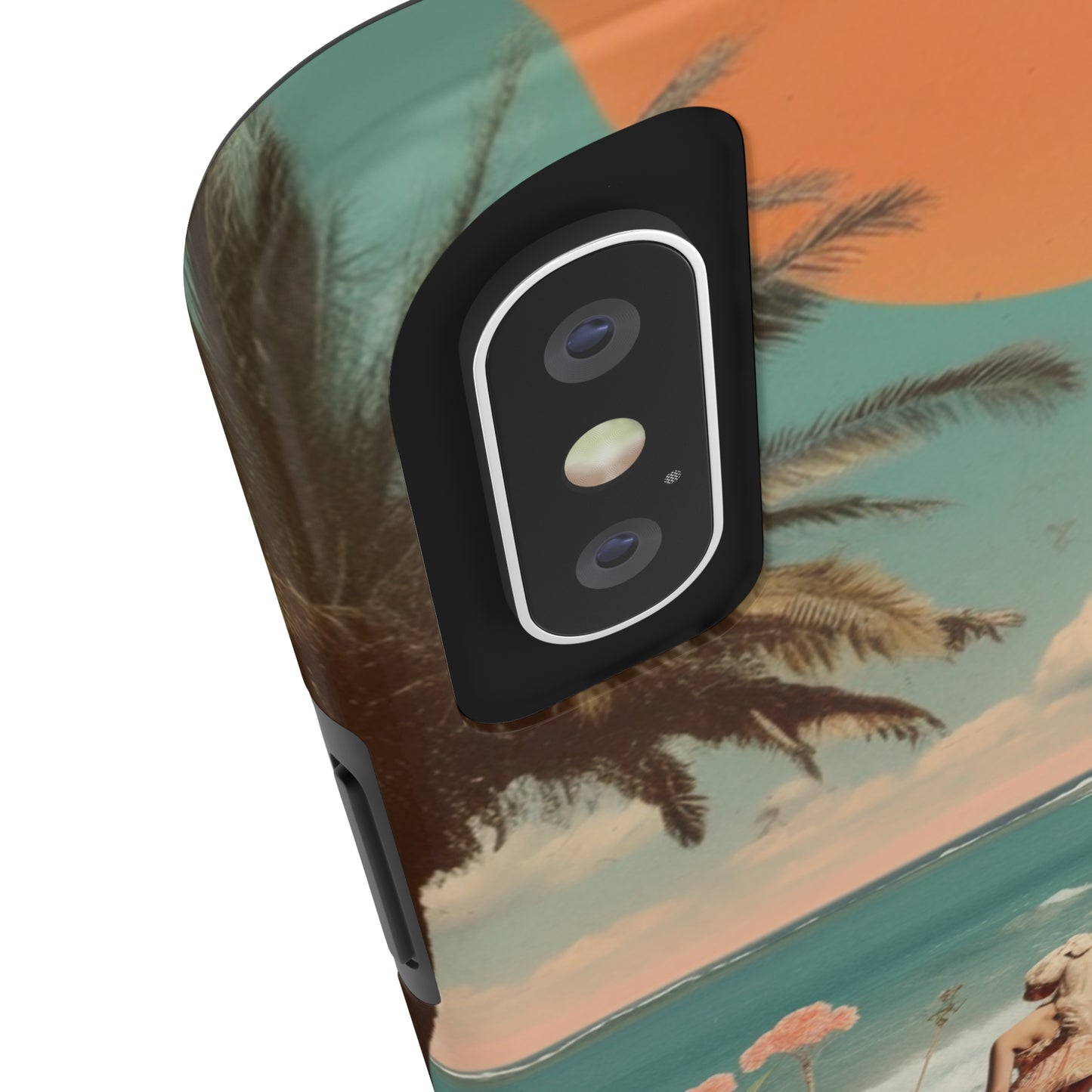 A Day at the Beach iPhone Tough Case | Embrace the Serenity of Coastal Living with Reliable Protection