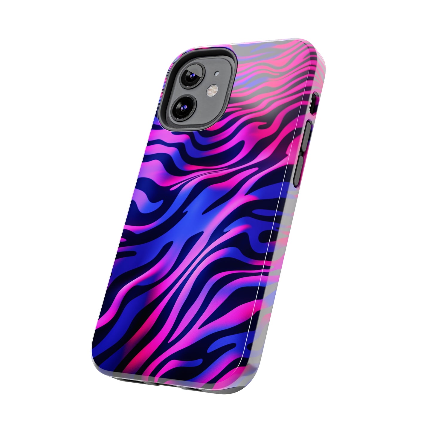 Wild Illusion: Trippy Tiger Stripes Mystique | Dynamic iPhone Case