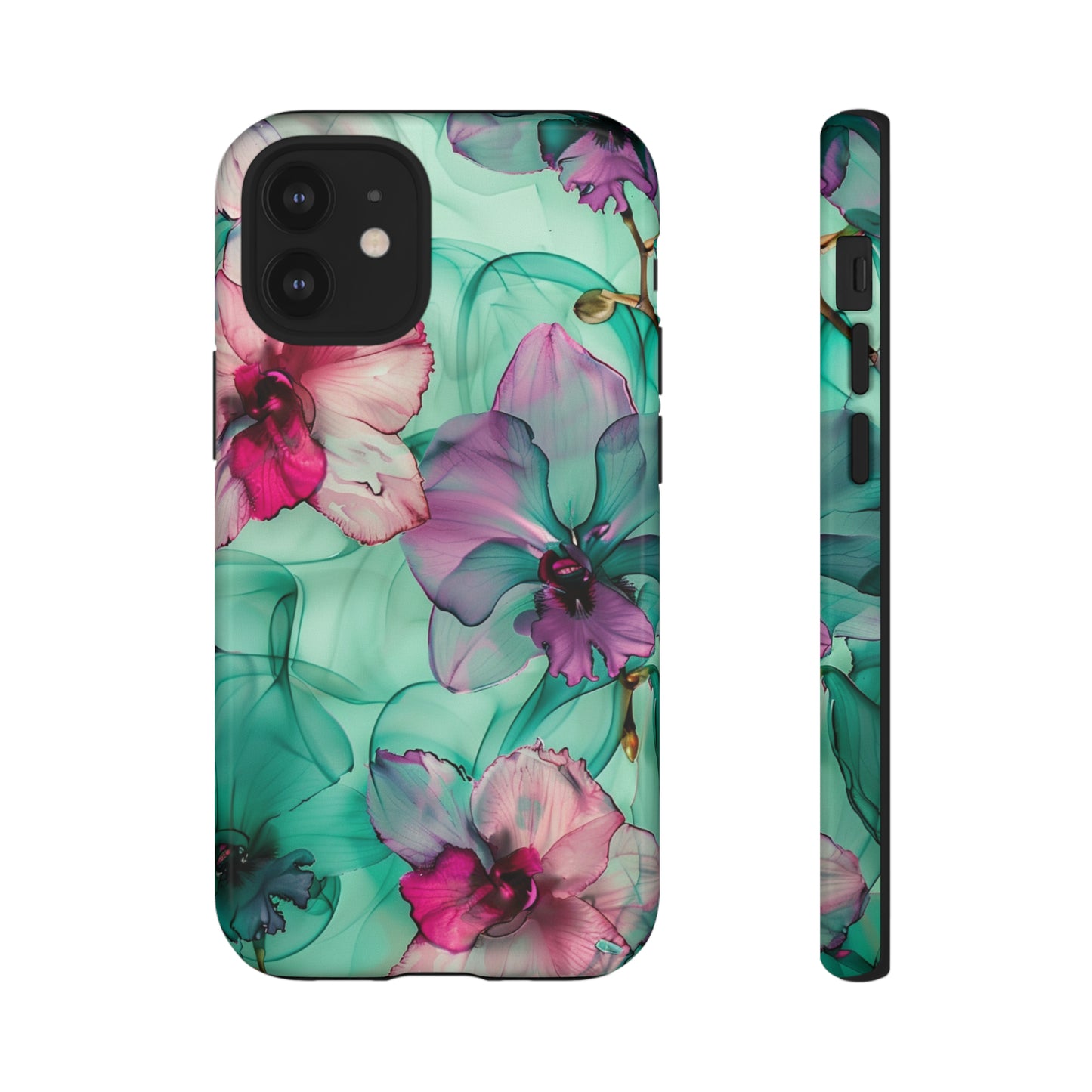 Watercolor Floral Orchids Phone Case