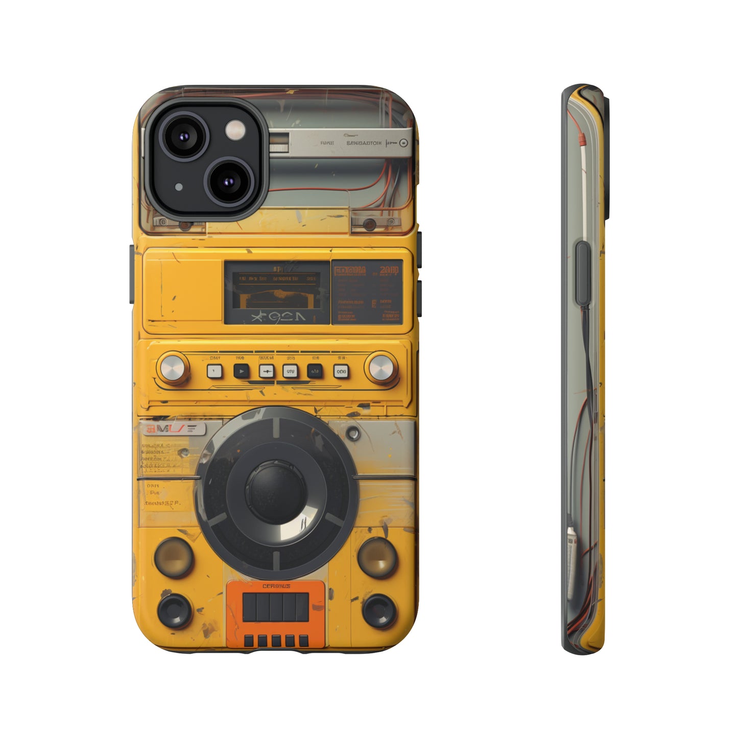 Cyberpunk Techno Gadget Walkman: Premium Phone Tough Case for iPhone, Samsung Galaxy, and Google Pixel