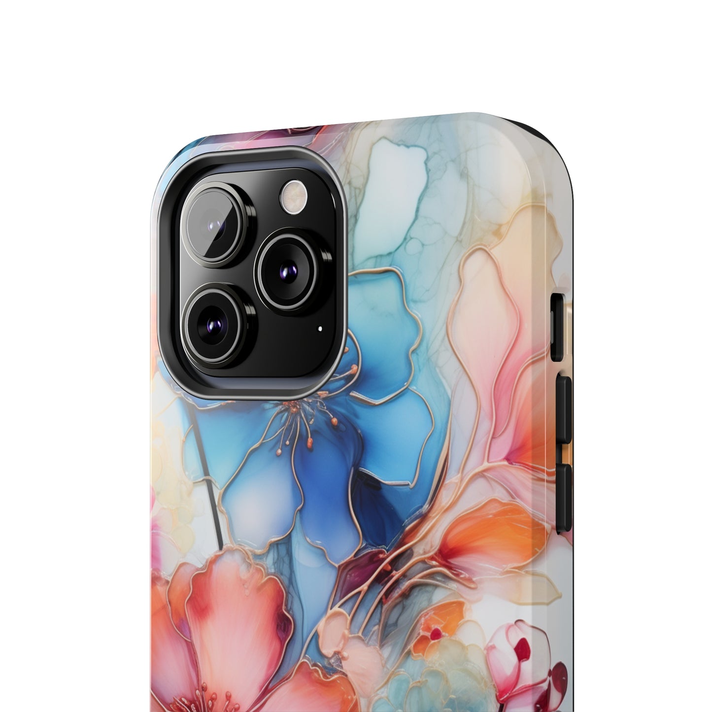 Marbled Watercolor iPhone Case | Embrace the Mesmerizing Multicolor Art