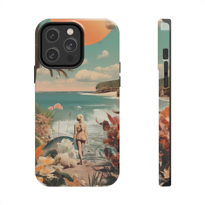 A Day at the Beach iPhone Tough Case | Embrace the Serenity of Coastal Living with Reliable Protection